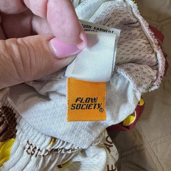 Flow Society Shorts Mens Medium Authentic Lacrosse Gear Crash Test Dummy - Picture 7 of 16